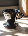 Tetsu Kasuya X Hario Porcelain V60 Black